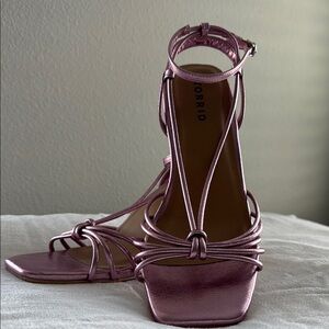 Torrid Pink Heels with Chunky Block Heel and Pointed Toe